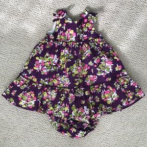 Maggie and Zoe Floral Baby Dress 12 Months Pretty!